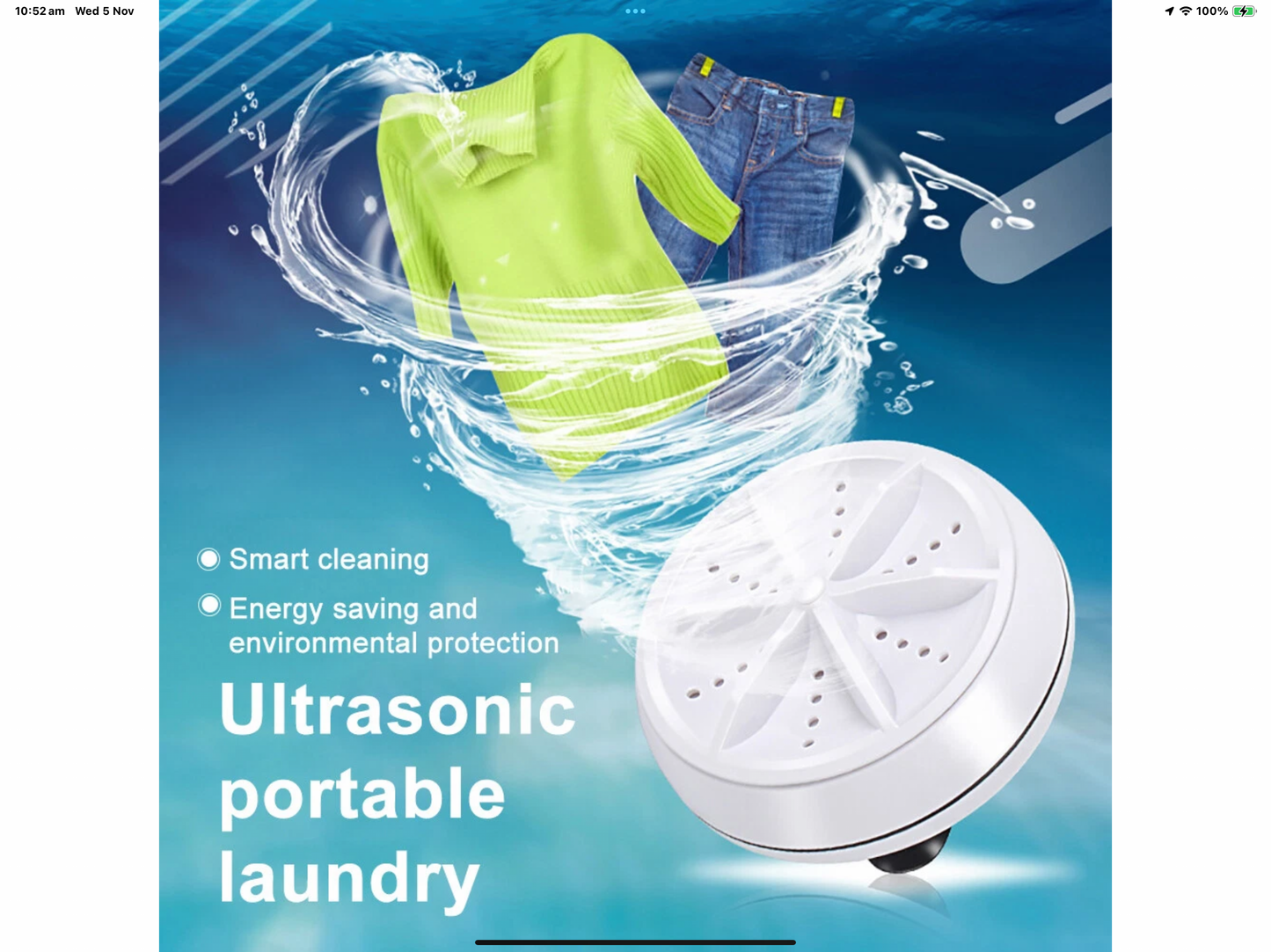 USB POWERED MINI WASHING MACHINE
