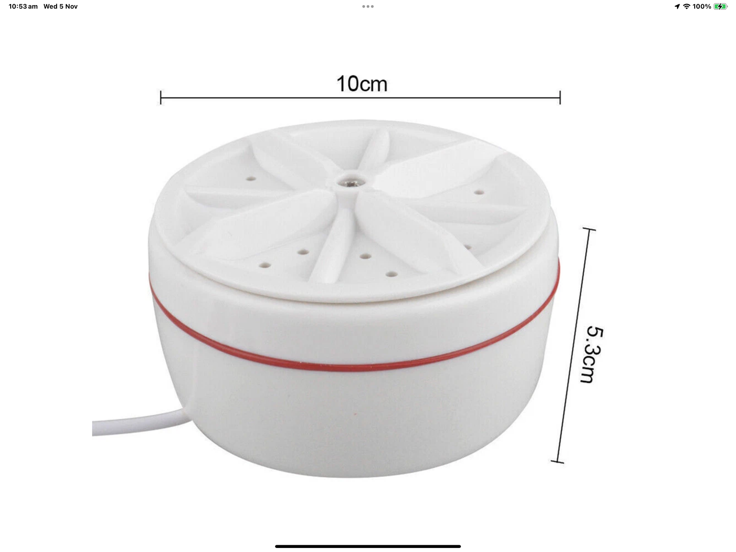 USB POWERED MINI WASHING MACHINE