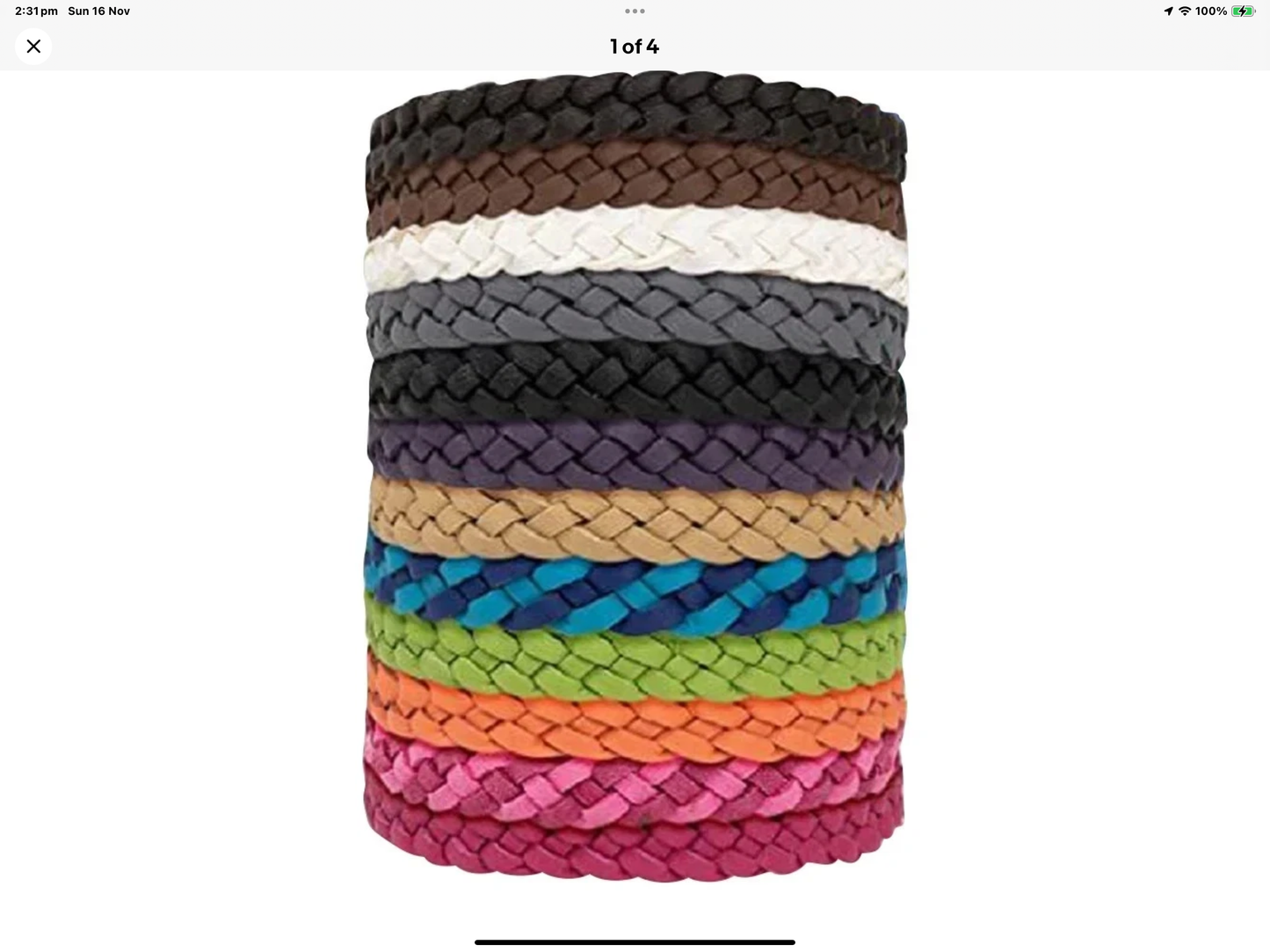 CHEMICAL FREE WRIST BANDS