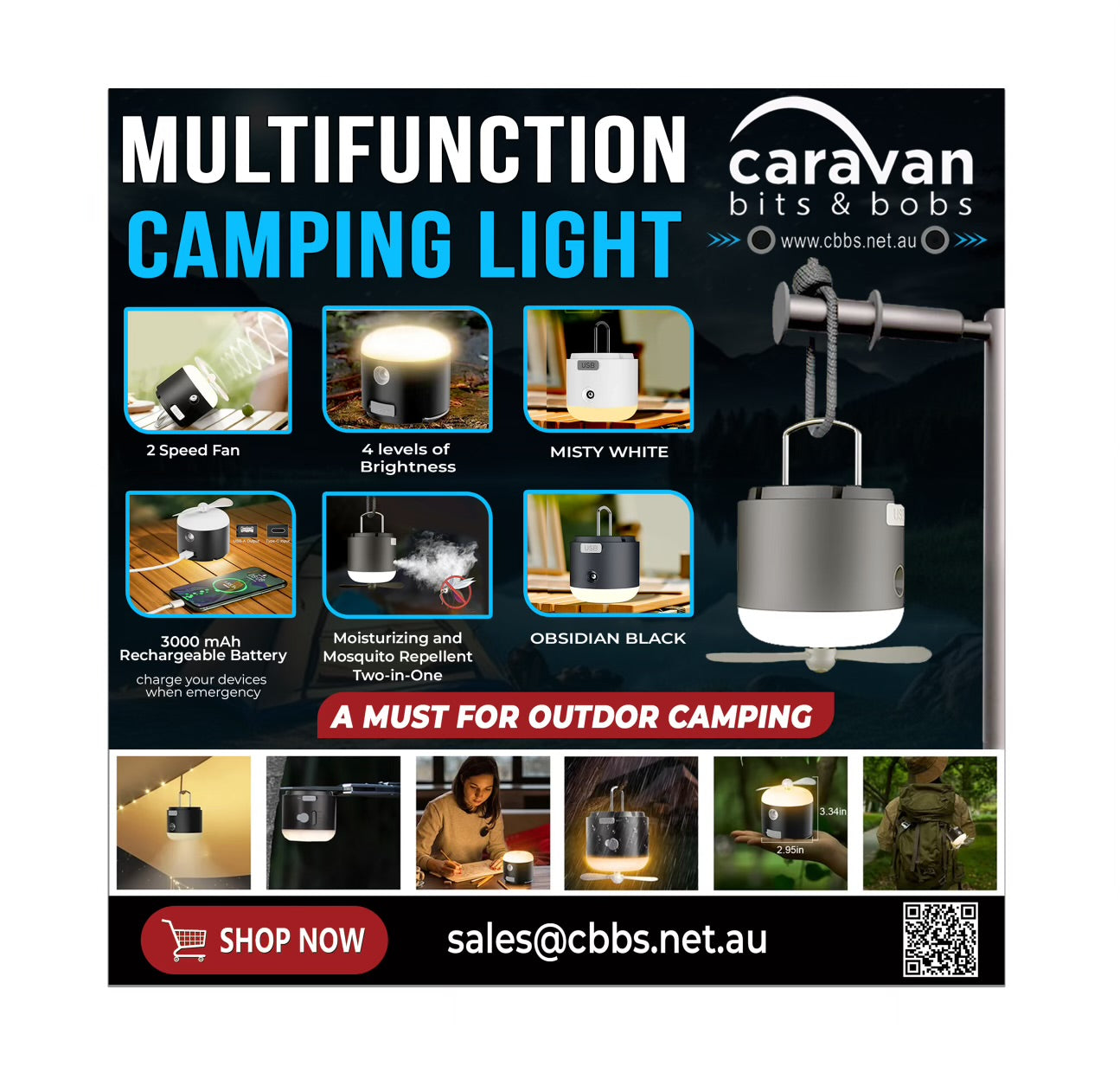 Multifunction camping light