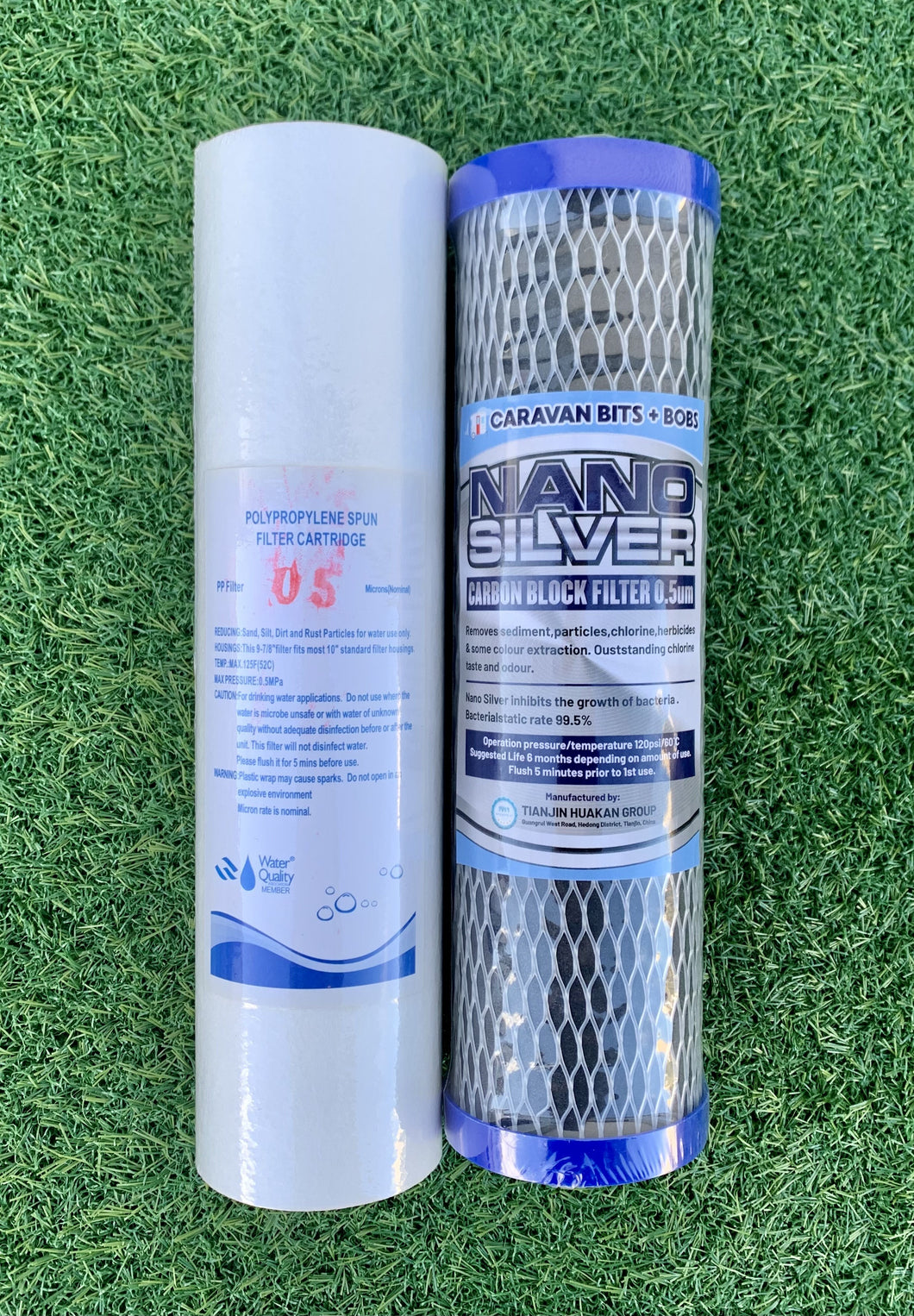 Water Filter Replacement Cartridges - Twin Filter System