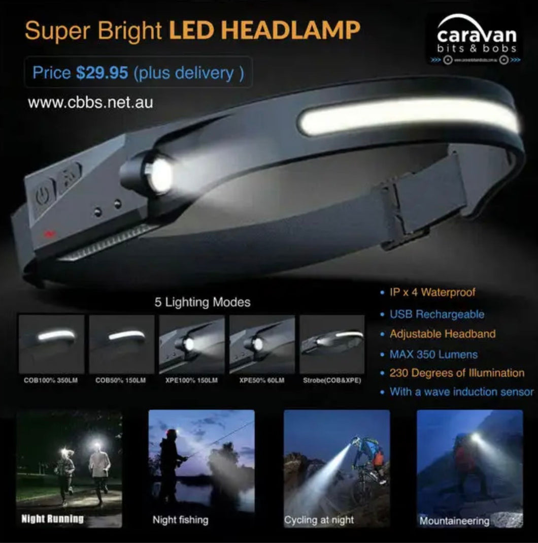 LED Headlamp - NOW WITH FREE CASE!