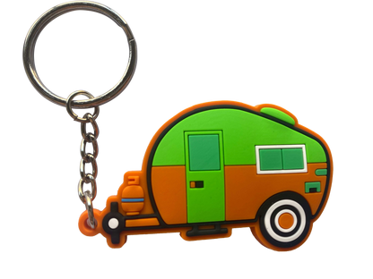 Retro Caravan Keyrings - Lots of colours available