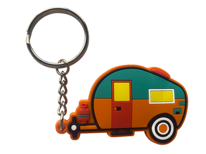 Retro Caravan Keyrings - Lots of colours available