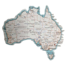Load image into Gallery viewer, Australia Map Wall Decal - removeable and reuseable (L)
