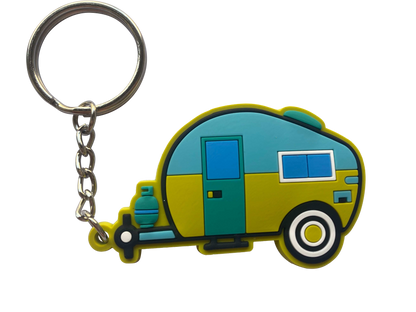 Retro Caravan Keyrings - Lots of colours available