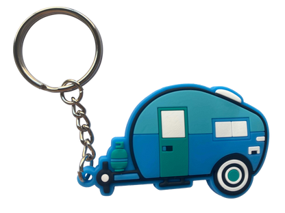 Retro Caravan Keyrings - Lots of colours available